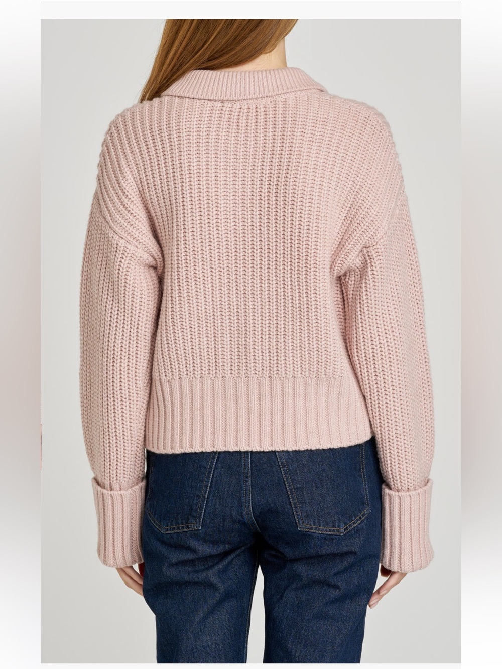 Wayf Button-Front Collared Knit Sweater - Picture 2 of 4